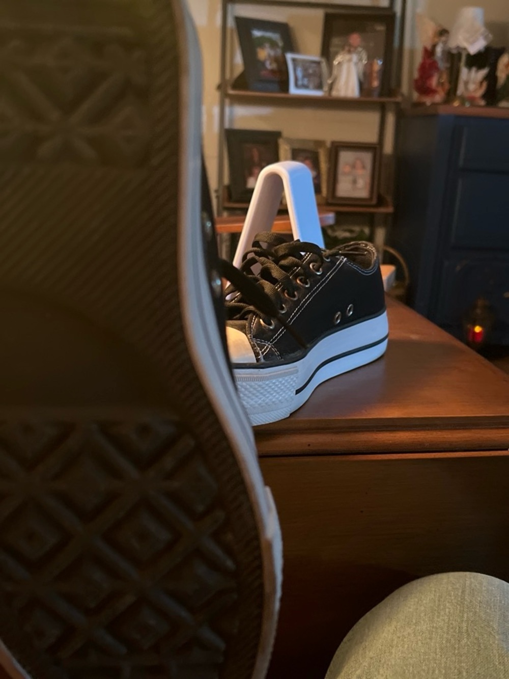Converse Black Canvas Low-Top Sneakers - Picture 6 of 6